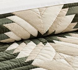 Aubrey Velvet Patchwork Quilt