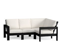 Malibu Metal 4-Piece Outdoor Sectional (85")