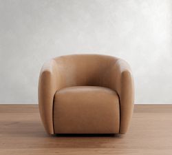 Payton Leather Swivel Chair