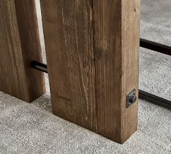 North Reclaimed Wood Extendable Dining Table