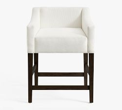 Pottery Barn Upholstered Stool