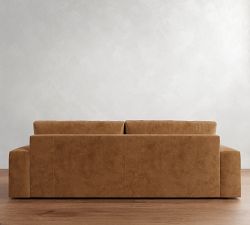 Rutherford Leather Sofa (85"-110")