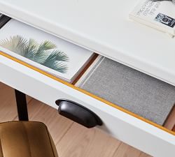 Aubrey Writing Desk with Storage  (78")