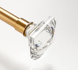 Glass Square Finial - Set of 2