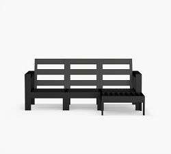 Malibu Metal 4-Piece Outdoor Sectional (77")