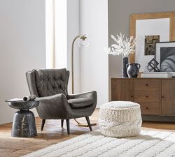 Wells Tufted Leather Chair
