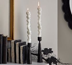 Skull Taper Candle - Set of 6