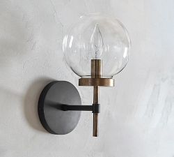 Camryn Glass Globe Sconce (11"')