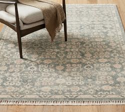 Carmine Handwoven Wool Rug