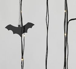 Lit Twinkling Willow Tree