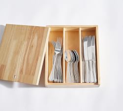 Entertaining Essentials 36-Piece Flatware Set with Caddy