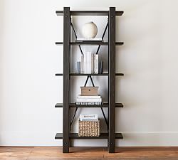 Benchwright Narrow Open Bookcase (34")