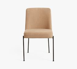 Layton Leather Metal Dining Chair