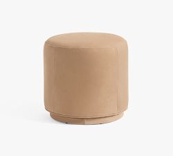 Jake Leather Swivel Stool
