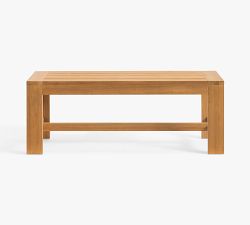 Malibu Teak Outdoor Dining Bench (48")