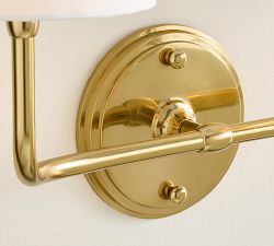 Sansome Metal Double Sconce (18")