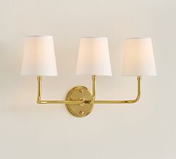 Sansome Metal Triple Sconce (22")