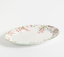 Monique Lhuillier Garden Trellis Porcelain Serving Platter