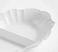 Monique Lhuillier Juliana Scalloped Multi-Condiment Serving Bowl