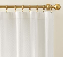 Monique Lhuillier Trelliage Textured Curtain