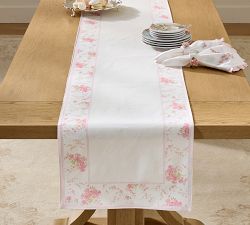 LoveShackFancy Floral Printed Table Runner