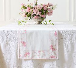 LoveShackFancy Floral Printed Table Runner