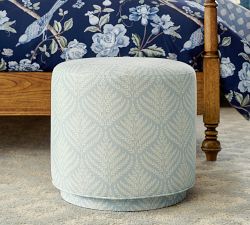 Kravet Upholstered Swivel Stool