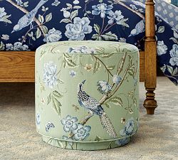 Kravet Upholstered Swivel Stool