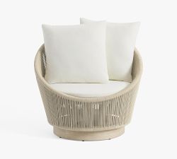 Indio Coastal Swivel Outdoor Papasan - Thumbnail 4