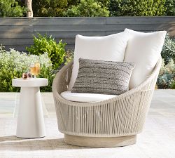 Indio Coastal Swivel Outdoor Papasan