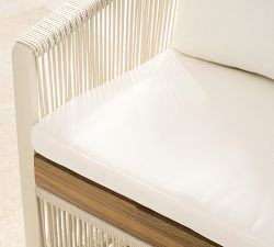 Lakewood Rope Swivel Outdoor Dining Chair