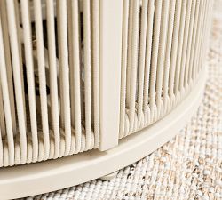 Lakewood Rope Swivel Outdoor Stool (21")