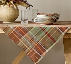 Woodrow Plaid Cotton Table Throw