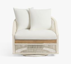 Lakewood Rope Swivel Outdoor Grand Lounge Chair