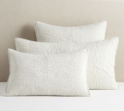 Open Box: Belgian Flax Linen Handcrafted Quilted Sham