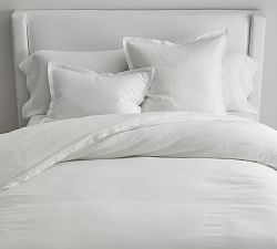 Open Box: Belgian Flax Linen Double Flange Duvet Cover