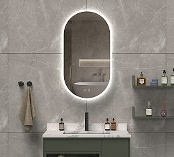 May Oval Lighted LED Mirror