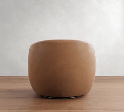 Payton Leather Swivel Chair