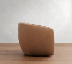 Payton Leather Swivel Chair