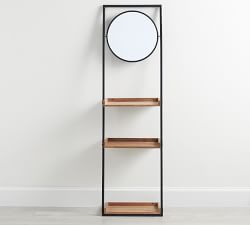 Trenton Ladder Shelf with Mirror