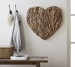 Driftwood Heart Wall Art