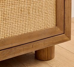 Catalina Cane 6-Drawer Wide Dresser (64")