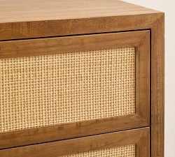 Catalina Cane 6-Drawer Wide Dresser (64")