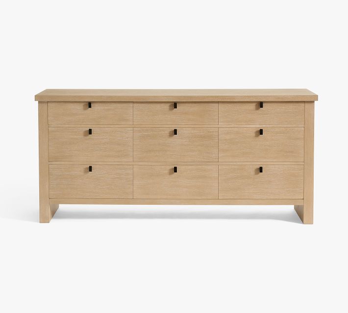 Modern Farmhouse 9-Drawer Dresser, Fog, 72" | Pottery Barn Modern Farmhouse 9-Drawer Dresser, Fog, 72" | Pottery Barn