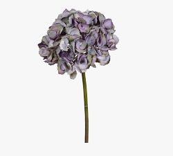 Faux Hydrangea Half Dozen Short Stems