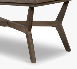 Raylan Teak Outdoor Rectangular Outdoor Coffee Table