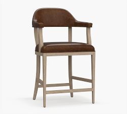 Windom Leather Stool
