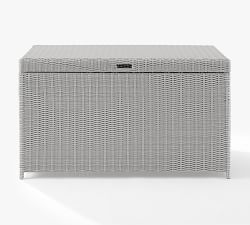 Jammie Outdoor Wicker Pool Storage Bin