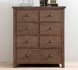 Beckett Reclaimed Wood 7-Drawer Tall Dresser