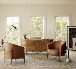 Brunswick Round Marble Accent Table (10")